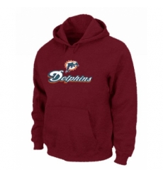 NFL Mens Nike Miami Dolphins Authentic Logo Pullover Hoodie Red NFL Mens Nike Miami Dolphins Authentic Logo Pullover Hoodie Red