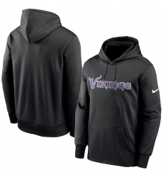 Men Minnesota Vikings Nike Fan Gear Wordmark Performance Pullover Hoodie Black Men Minnesota Vikings Nike Fan Gear Wordmark Performance Pullover Hoodie Black