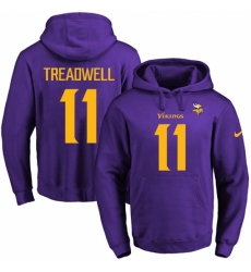 NFL Mens Nike Minnesota Vikings 11 Laquon Treadwell PurpleGold No Name Number Pullover Hoodie NFL Mens Nike Minnesota Vikings 11 Laquon Treadwell PurpleGold No Name Number Pullover Hoodie
