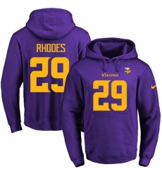 NFL Mens Nike Minnesota Vikings 29 Xavier Rhodes PurpleGold No Name Number Pullover Hoodie NFL Mens Nike Minnesota Vikings 29 Xavier Rhodes PurpleGold No Name Number Pullover Hoodie