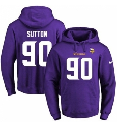 NFL Mens Nike Minnesota Vikings 90 Will Sutton Purple Name Number Pullover Hoodie NFL Mens Nike Minnesota Vikings 90 Will Sutton Purple Name Number Pullover Hoodie