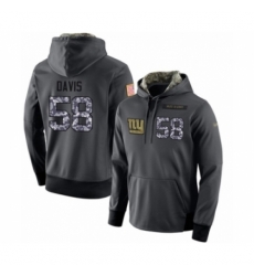Football Mens New York Giants 58 Tae Davis Stitched Black Anthracite Salute to Service Player Performance Hoodie Football Mens New York Giants 58 Tae Davis Stitched Black Anthracite Salute to Service Player Performance Hoodie