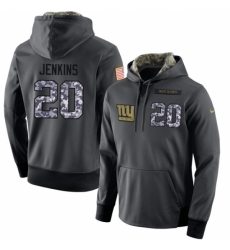 NFL Mens Nike New York Giants 20 Janoris Jenkins Stitched Black Anthracite Salute to Service Player Performance Hoodie NFL Mens Nike New York Giants 20 Janoris Jenkins Stitched Black Anthracite Salute to Service Player Performance Hoodie