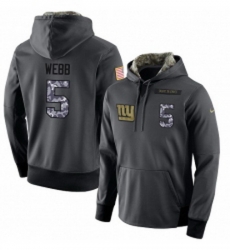 NFL Mens Nike New York Giants 5 Davis Webb Stitched Black Anthracite Salute to Service Player Performance Hoodie NFL Mens Nike New York Giants 5 Davis Webb Stitched Black Anthracite Salute to Service Player Performance Hoodie