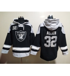 Los Angeles Raiders Sitched Pullover Hoodie #32 Marcus Allen Los Angeles Raiders Sitched Pullover Hoodie #32 Marcus Allen