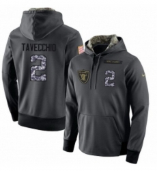 NFL Nike Oakland Raiders 2 Giorgio Tavecchio Stitched Black Anthracite Salute to Service Player Performance Hoodie NFL Nike Oakland Raiders 2 Giorgio Tavecchio Stitched Black Anthracite Salute to Service Player Performance Hoodie