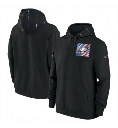 Men Philadelphia Eagles Black 2023 Crucial Catch Club Pullover Hoodie Men Philadelphia Eagles Black 2023 Crucial Catch Club Pullover Hoodie