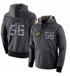 NFL Mens Nike Philadelphia Eagles 56 Chris Long Stitched Black Anthracite Salute to Service Player Performance Hoodie NFL Mens Nike Philadelphia Eagles 56 Chris Long Stitched Black Anthracite Salute to Service Player Performance Hoodie