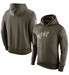 NFL Mens Philadelphia Eagles Nike Olive Salute To Service KO Performance Hoodie NFL Mens Philadelphia Eagles Nike Olive Salute To Service KO Performance Hoodie