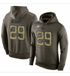 NFL Nike Philadelphia Eagles 29 LeGarrette Blount Green Salute To Service Mens Pullover Hoodie NFL Nike Philadelphia Eagles 29 LeGarrette Blount Green Salute To Service Mens Pullover Hoodie
