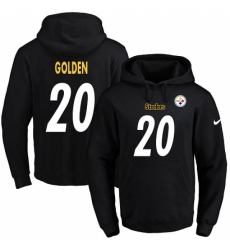 NFL Mens Nike Pittsburgh Steelers 20 Robert Golden Black Name Number Pullover Hoodie NFL Mens Nike Pittsburgh Steelers 20 Robert Golden Black Name Number Pullover Hoodie