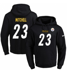 NFL Mens Nike Pittsburgh Steelers 23 Mike Mitchell Black Name Number Pullover Hoodie NFL Mens Nike Pittsburgh Steelers 23 Mike Mitchell Black Name Number Pullover Hoodie