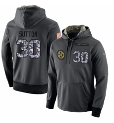 NFL Mens Nike Pittsburgh Steelers 30 James Conner Stitched Black Anthracite Salute to Service Player Performance Hoodie NFL Mens Nike Pittsburgh Steelers 30 James Conner Stitched Black Anthracite Salute to Service Player Performance Hoodie