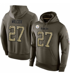 NFL Nike Pittsburgh Steelers 27 JJ Wilcox Green Salute To Service Mens Pullover Hoodie NFL Nike Pittsburgh Steelers 27 JJ Wilcox Green Salute To Service Mens Pullover Hoodie