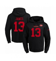 Football Mens San Francisco 49ers 13 Richie James Black Name Number Pullover Hoodie Football Mens San Francisco 49ers 13 Richie James Black Name Number Pullover Hoodie