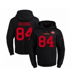Football Mens San Francisco 49ers 84 Kendrick Bourne Black Name Number Pullover Hoodie Football Mens San Francisco 49ers 84 Kendrick Bourne Black Name Number Pullover Hoodie