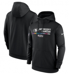 Men San Francisco 49ers 2022 Black Crucial Catch Therma Performance Pullover Hoodie Men San Francisco 49ers 2022 Black Crucial Catch Therma Performance Pullover Hoodie