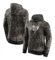 Men Tampa Bay Buccaneers Black Gray Blackout Tonal Pullover Hoodie Men Tampa Bay Buccaneers Black Gray Blackout Tonal Pullover Hoodie