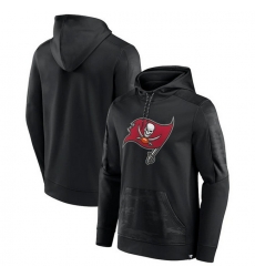 Men Tampa Bay Buccaneers Black On The Ball Pullover Hoodie Men Tampa Bay Buccaneers Black On The Ball Pullover Hoodie