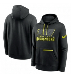 Men Tampa Bay Buccaneers Black Volt Pullover Hoodie Men Tampa Bay Buccaneers Black Volt Pullover Hoodie