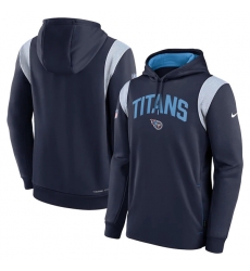 Men's Tennessee Titans Navy Sideline Stack Performance Pullover Hoodie 002 Men's Tennessee Titans Navy Sideline Stack Performance Pullover Hoodie 002