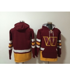 Men Washington Commanders Blank Red hoody Men Washington Commanders Blank Red hoody