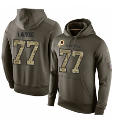 NFL Nike Washington Redskins 77 Shawn Lauvao Green Salute To Service Mens Pullover Hoodie NFL Nike Washington Redskins 77 Shawn Lauvao Green Salute To Service Mens Pullover Hoodie