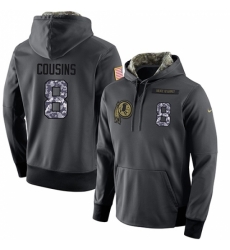 NFL Nike Washington Redskins 8 Kirk Cousins Stitched Black Anthracite Salute to Service Player Performance Hoodie NFL Nike Washington Redskins 8 Kirk Cousins Stitched Black Anthracite Salute to Service Player Performance Hoodie