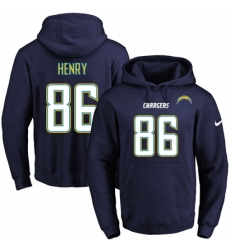 NFL Mens Nike Los Angeles Chargers 86 Hunter Henry Navy Blue Name Number Pullover Hoodie NFL Mens Nike Los Angeles Chargers 86 Hunter Henry Navy Blue Name Number Pullover Hoodie