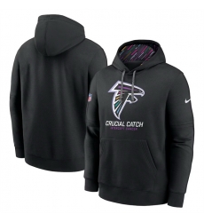 Men Atlanta Falcons Black 2024 Crucial Catch Club Pullover Hoodie Men Atlanta Falcons Black 2024 Crucial Catch Club Pullover Hoodie