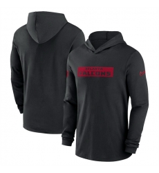 Men Atlanta Falcons Black Sideline Performance Hoodie Men Atlanta Falcons Black Sideline Performance Hoodie