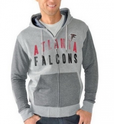 NFL Atlanta Falcons G III Sports by Carl Banks Safety Tri Blend Full Zip Hoodie Heathered Gray NFL Atlanta Falcons G III Sports by Carl Banks Safety Tri Blend Full Zip Hoodie Heathered Gray