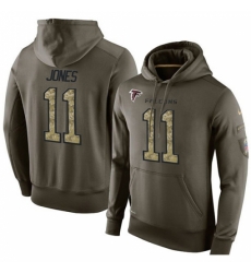 NFL Nike Atlanta Falcons 11 Julio Jones Green Salute To Service Mens Pullover Hoodie NFL Nike Atlanta Falcons 11 Julio Jones Green Salute To Service Mens Pullover Hoodie