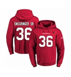 Football Mens Arizona Cardinals 36 DJ Swearinger SR Red Name Number Pullover Hoodie Football Mens Arizona Cardinals 36 DJ Swearinger SR Red Name Number Pullover Hoodie