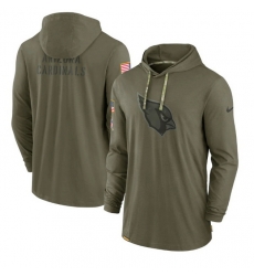 Men Arizona Cardinals 2022 Olive Salute To Service Tonal Pullover Hoodie Men Arizona Cardinals 2022 Olive Salute To Service Tonal Pullover Hoodie