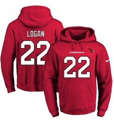 NFL Men Nike Arizona Cardinals 22 T J Logan Red Name Number Pullover Hoodie NFL Men Nike Arizona Cardinals 22 T J Logan Red Name Number Pullover Hoodie