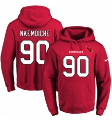 NFL Mens Nike Arizona Cardinals 90 Robert Nkemdiche Red Name Number Pullover Hoodie NFL Mens Nike Arizona Cardinals 90 Robert Nkemdiche Red Name Number Pullover Hoodie