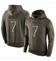 NFL Nike Arizona Cardinals 7 Blaine Gabbert Green Salute To Service Men Pullover Hoodie NFL Nike Arizona Cardinals 7 Blaine Gabbert Green Salute To Service Men Pullover Hoodie