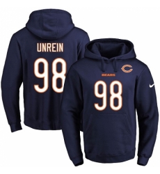 NFL Mens Nike Chicago Bears 98 Mitch Unrein Navy Blue Name Number Pullover Hoodie NFL Mens Nike Chicago Bears 98 Mitch Unrein Navy Blue Name Number Pullover Hoodie