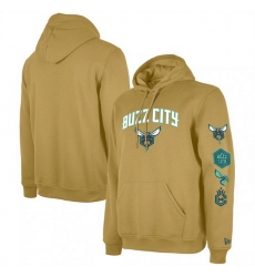 Men Charlotte Hornets Tan 2023 24 City Edition Pullover Hoodie Men Charlotte Hornets Tan 2023 24 City Edition Pullover Hoodie