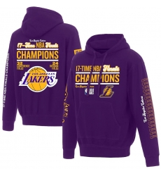 Men Los Angeles Lakers Purple 17 Time NBA Finals Champions Pullover Hoodie Men Los Angeles Lakers Purple 17 Time NBA Finals Champions Pullover Hoodie