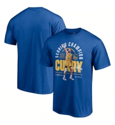 Men Golden State Warriors Stephen Curry 2022 Royal NBA Scoring Champion T Shirt Men Golden State Warriors Stephen Curry 2022 Royal NBA Scoring Champion T Shirt
