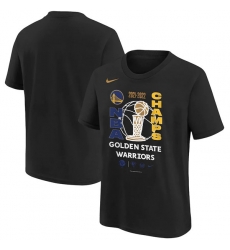 Men's Golden State Warriors 2021-2022 Black NBA Finals Champions Locker Room T-Shirt1 Men's Golden State Warriors 2021-2022 Black NBA Finals Champions Locker Room T-Shirt1
