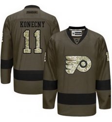 Flyers #11 Travis Konecny Green Salute to Service Stitched NHL Jersey Flyers #11 Travis Konecny Green Salute to Service Stitched NHL Jersey