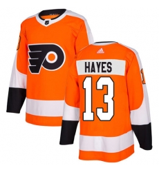 Men Philadelphia Flyers #13 Kevin Hayes Orange Home Authentic Stitched NHL Jersey Men Philadelphia Flyers #13 Kevin Hayes Orange Home Authentic Stitched NHL Jersey