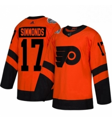 Mens Adidas Philadelphia Flyers 17 Wayne Simmonds Orange Authentic 2019 Stadium Series Stitched NHL Jersey Mens Adidas Philadelphia Flyers 17 Wayne Simmonds Orange Authentic 2019 Stadium Series Stitched NHL Jersey