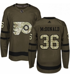 Mens Adidas Philadelphia Flyers 36 Colin McDonald Authentic Green Salute to Service NHL Jersey Mens Adidas Philadelphia Flyers 36 Colin McDonald Authentic Green Salute to Service NHL Jersey