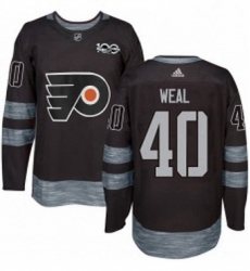 Mens Adidas Philadelphia Flyers 40 Jordan Weal Authentic Black 1917 2017 100th Anniversary NHL Jersey Mens Adidas Philadelphia Flyers 40 Jordan Weal Authentic Black 1917 2017 100th Anniversary NHL Jersey