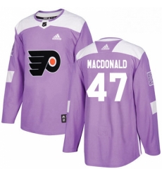 Mens Adidas Philadelphia Flyers 47 Andrew MacDonald Authentic Purple Fights Cancer Practice NHL Jersey Mens Adidas Philadelphia Flyers 47 Andrew MacDonald Authentic Purple Fights Cancer Practice NHL Jersey
