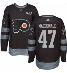Mens Adidas Philadelphia Flyers 47 Andrew MacDonald Premier Black 1917 2017 100th Anniversary NHL Jersey Mens Adidas Philadelphia Flyers 47 Andrew MacDonald Premier Black 1917 2017 100th Anniversary NHL Jersey